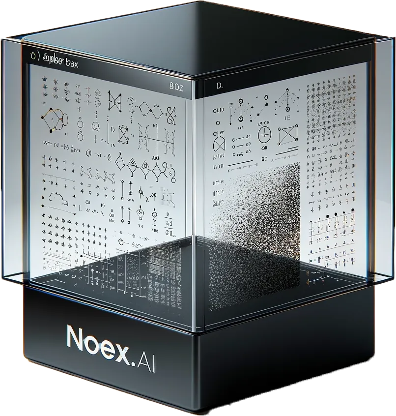 Illustration of a transparent cube, for AI systems you can see into